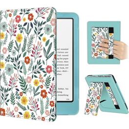 Kitcheniva - 7" Kindle Paperwhite Case 12th/11th Gen 2024/2021 Foldable Stand Cover - Spring Bloom