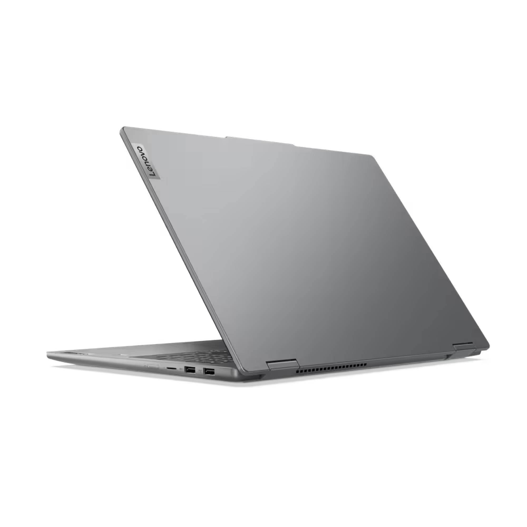 Back. Lenovo - Lenovo IdeaPad 5 2-in-1 16IRU9 16" Laptop Touch Ultra 7 150U 16GB 1TB SSD W11H (French/English) - Luna Grey.