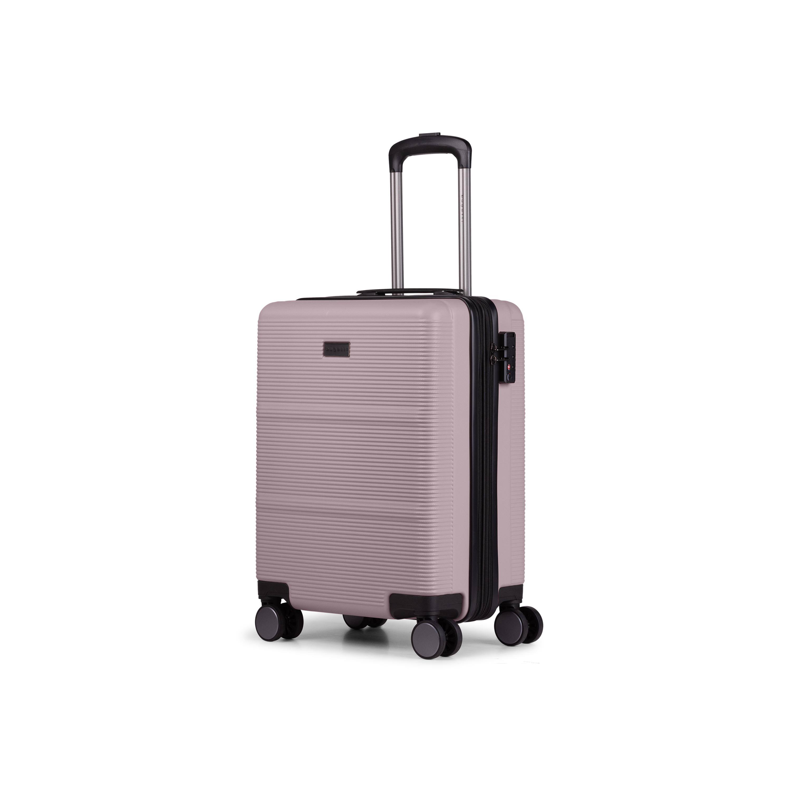 Angle. Bugatti - Bugatti Brussel 3 Piece Hardside Luggage Set - LILAC.