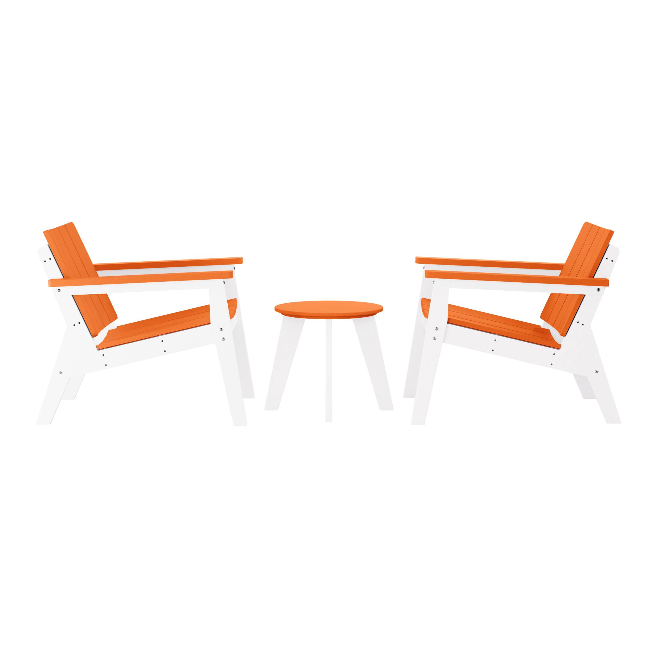 White/Orange