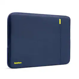 tomtoc - Defender-A13 360° Recycled Laptop Sleeve Bag Case for 13-inch New MacBook Air M5/M4/M3/M2/M1, 13 inch MacBoook Pro/Neo - Navy Blue
