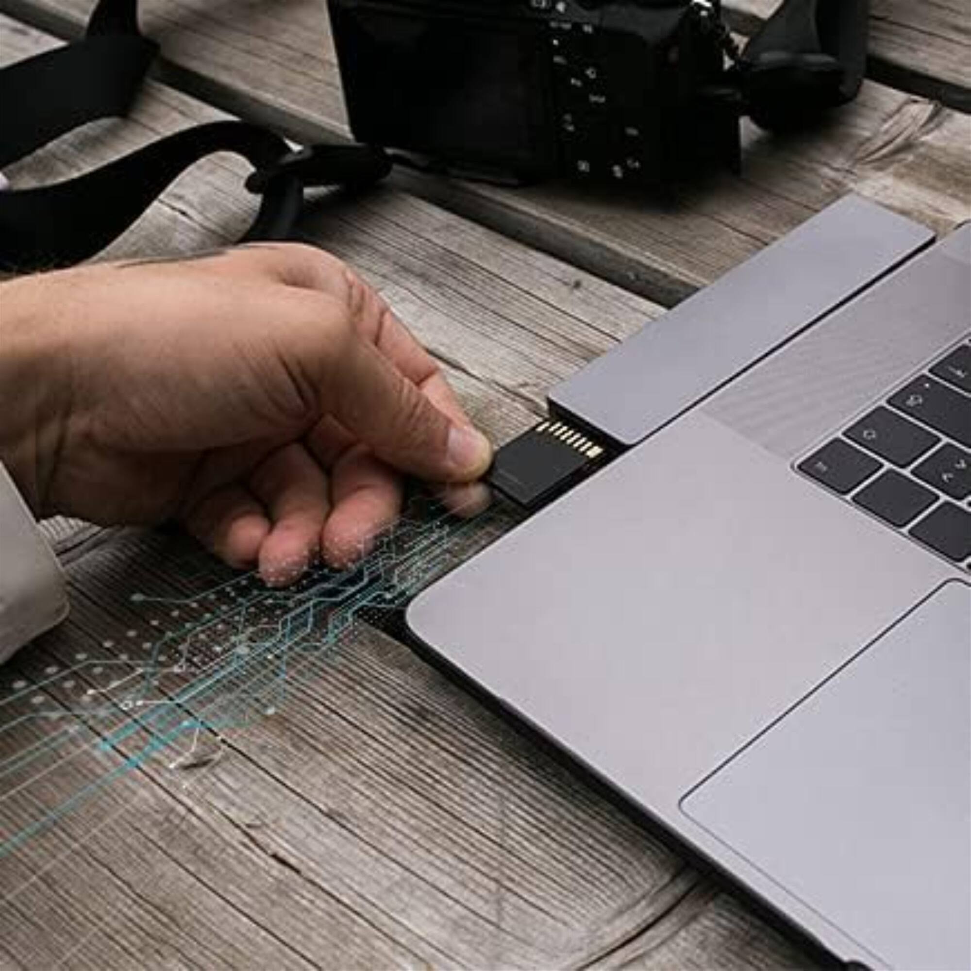 Alt View 5. Ritz Gear - 64GB High-Speed SDXC UHS-II SD Card, C10, U3, V60, Full-HD & 8K, for DSLR Video Cameras.