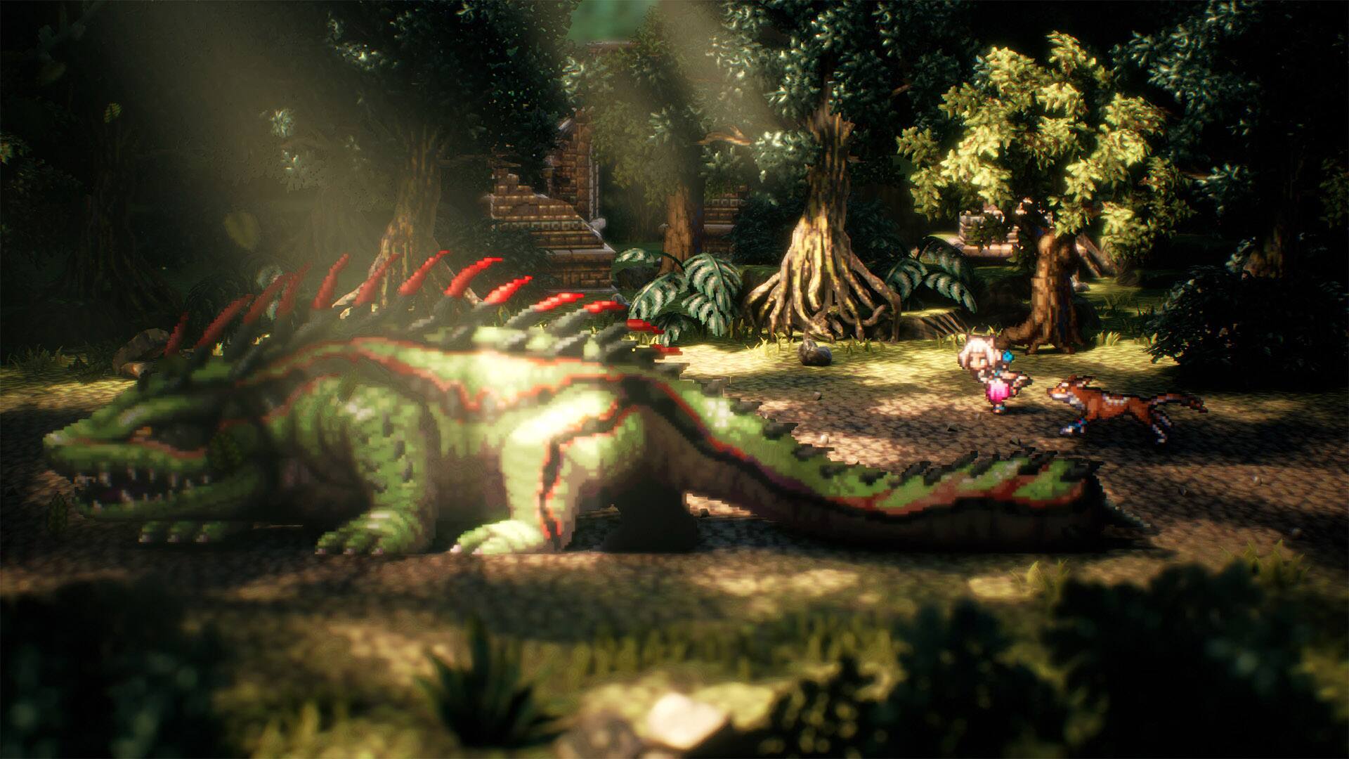 Angle. Square Enix - OCTOPATH TRAVELER II.