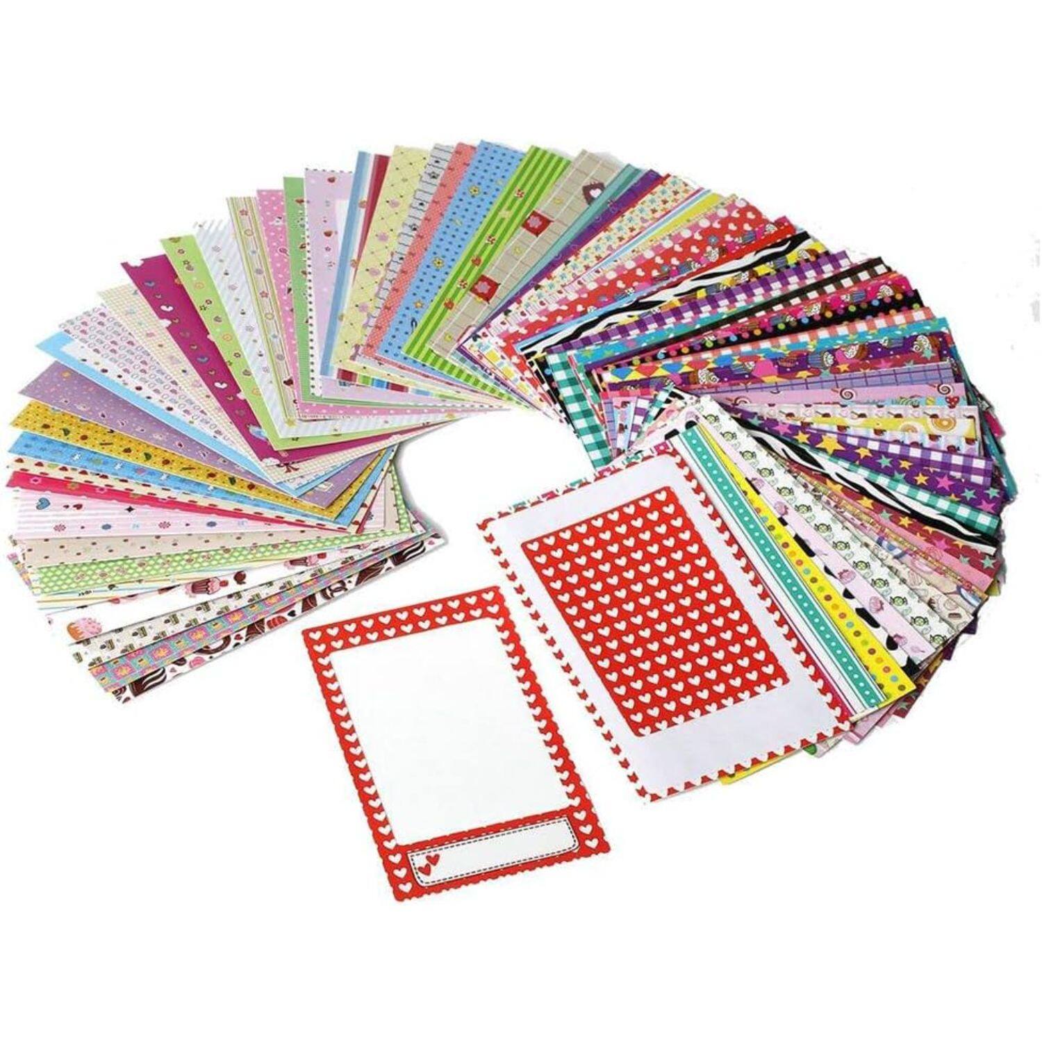 Alt View 2. Zink - Colorful Photo Border Stickers 4x6 100 Pack, Fun Frames, Compatible Sprocket Studio Plus.