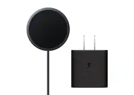 Samsung - Magnet Wireless Charger and 45W Travel Adapter - Dark Gray