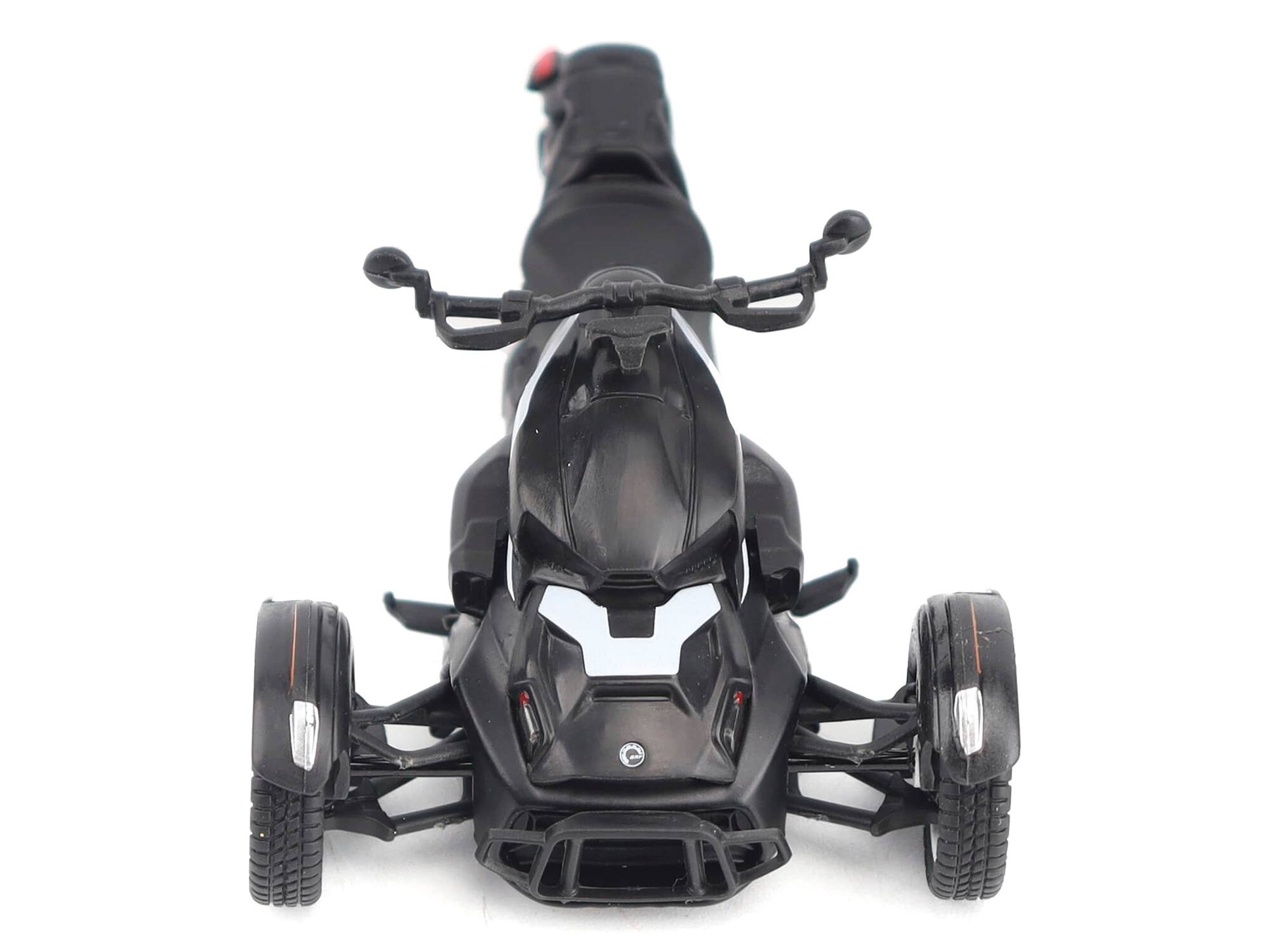 Alt View 3. BRP Models - Can-Am Ryker Rally 3-Wheel Motorcycle Ghost Black 1/32 Diecast Model by BRP Models.