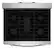 Alt View 3. Whirlpool - 30 in. Wide 5 burners 5.0 cu. ft. Freestanding Gas Range with Air Cooking Technology - Fingerprint Resistant Stainless Steel.