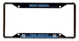 Rico Industries - North Carolina Tar Heels Chrome EZ View License Plate Frame - Multi