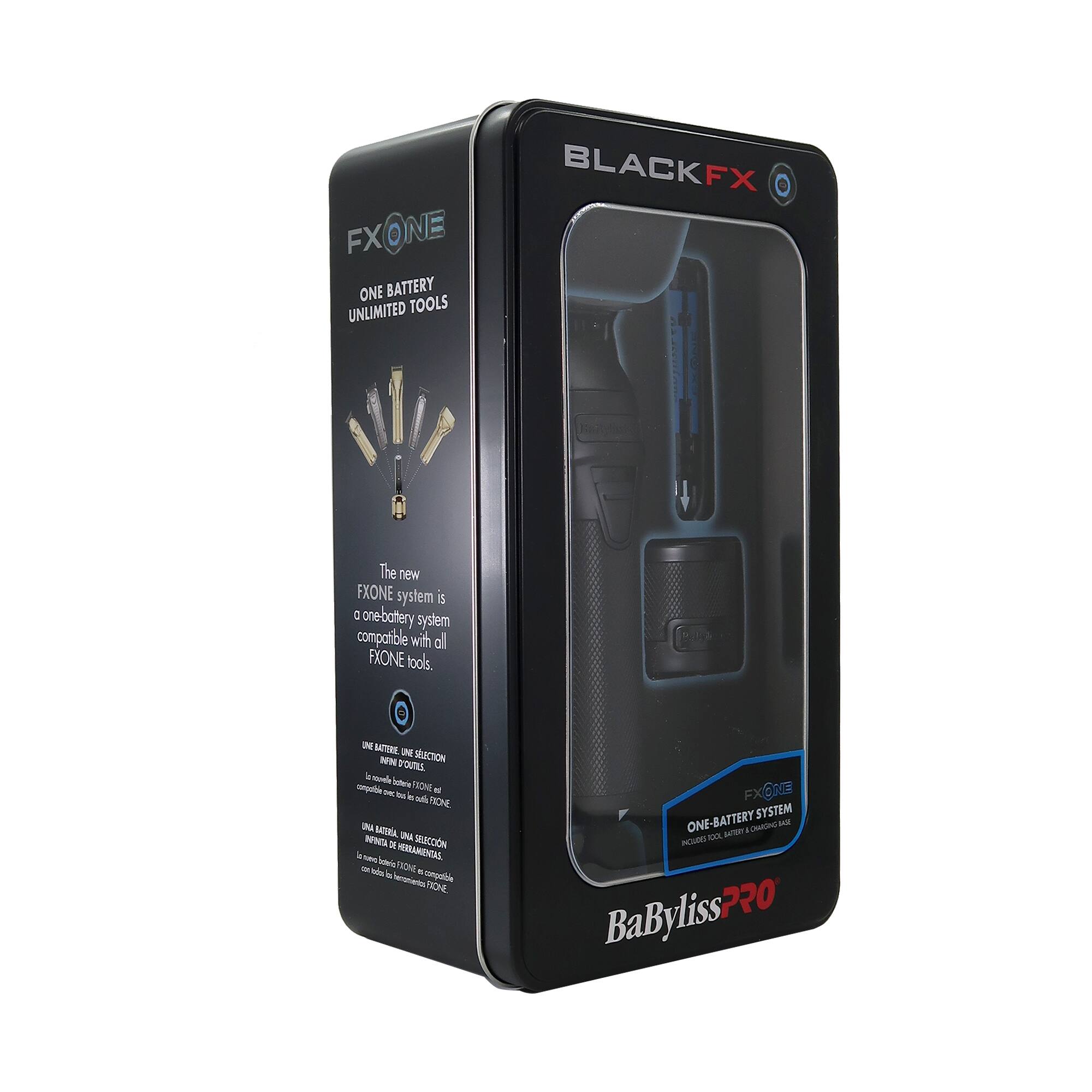 BLACKFX FXONE ONE BATTERY UNLIMITED TOOLS

The new FXONE system is a one-battery system compatible with all FXONE tools.

DE BATTEICE ONE SECTION NFN D'OUTICS. noodle bake bed FACHE el DO A  PION E UNA BATERA INFINTA UNA SELECCIN DE basid HERRAMENTAS. PROME compable PIONE

FXONE ONE-BATTERY SYSTEM SATURY CHARGING ARGE ACTUR 100% BaByliss?? PRO