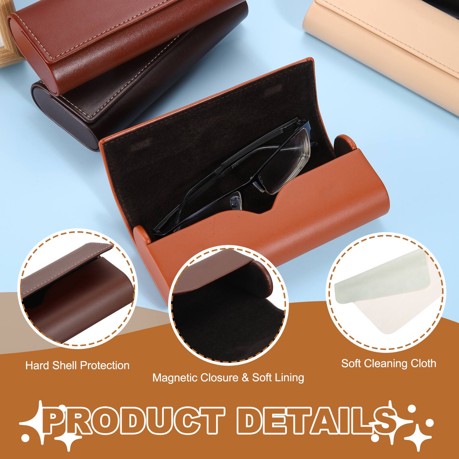 Hard Shell Protection  
Magnetic Closure & Soft Lining  
Soft Cleaning Cloth  

PRODUCT DETAILS