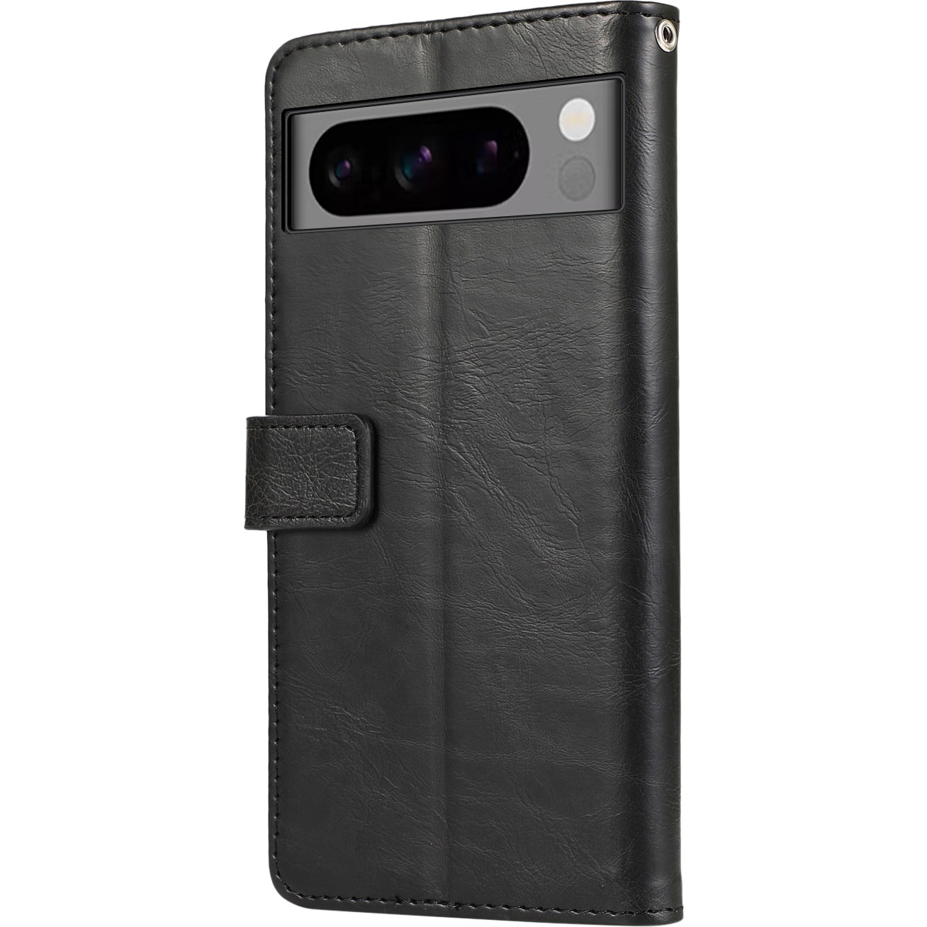 Alt View 11. SaharaCase - Leather Folio Wallet Case for Google Pixel 8 Pro - Black.