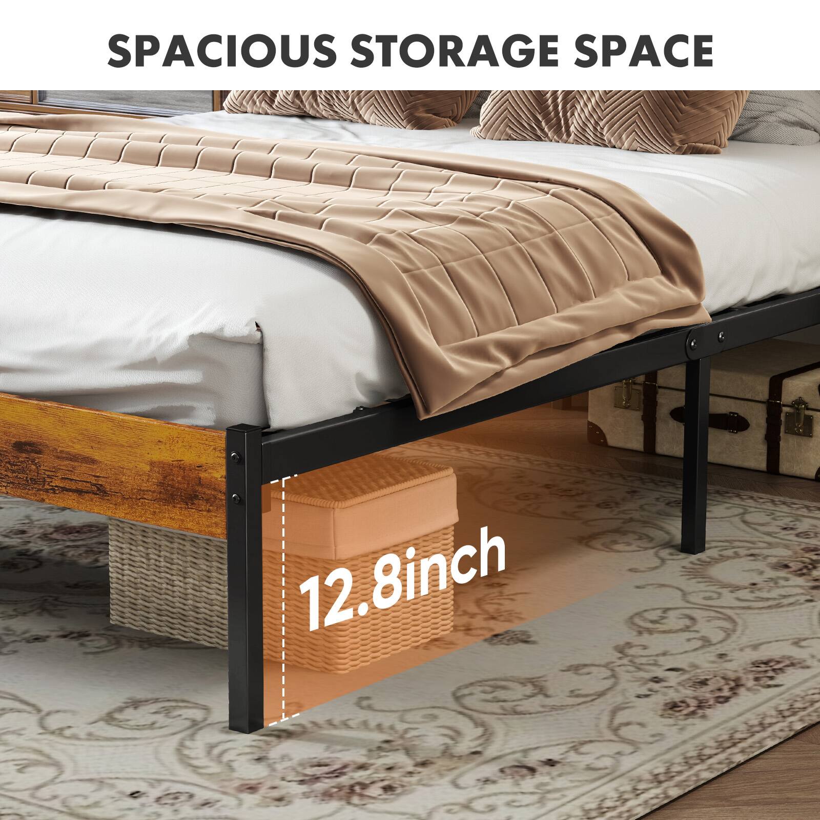 SPACIOUS STORAGE SPACE

12.8inch