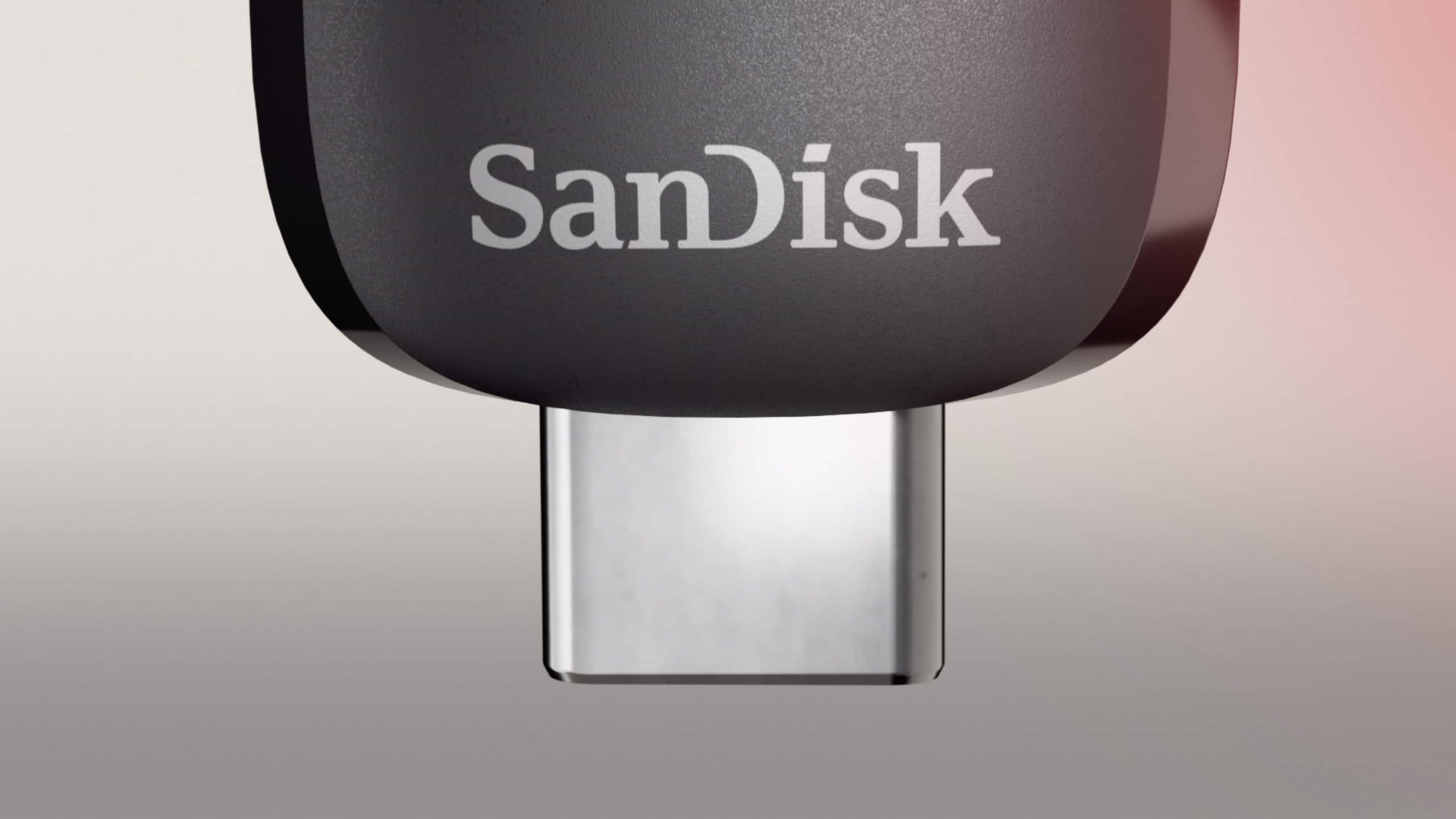 Alt View 14. SanDisk - 1TB Ultra Slider USB Type-C Flash Drive - Black.
