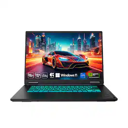 GIGABYTE - GAMING A16 - 16" 165Hz 1920x1200 WUXGA Intel Core i7-13620H - 1TB SSD - 32GB DDR5 RAM - GeForce RTX 5060 - Black Steel