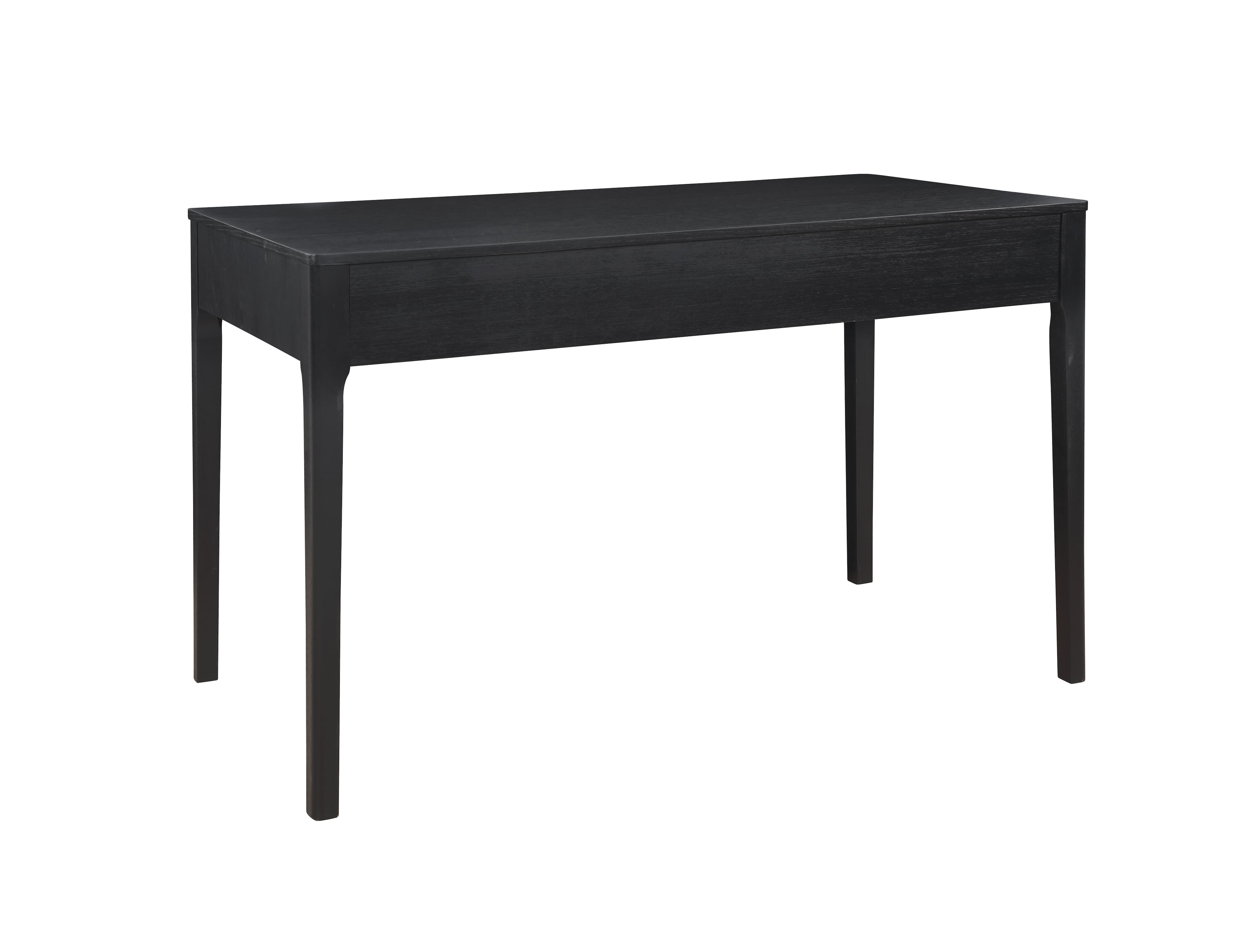 Left. Linon Home Décor - Messing One-Drawer Desk - Black.