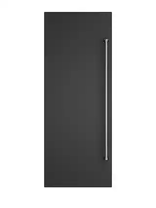 Front. Viking - 30"W. Door Panel for Viking Veil FDFZIC7300L FDFZIC7300R FDREIC7300L & FDREIC7300R Ref./Frz. Models - Cast Black - Cast Black.