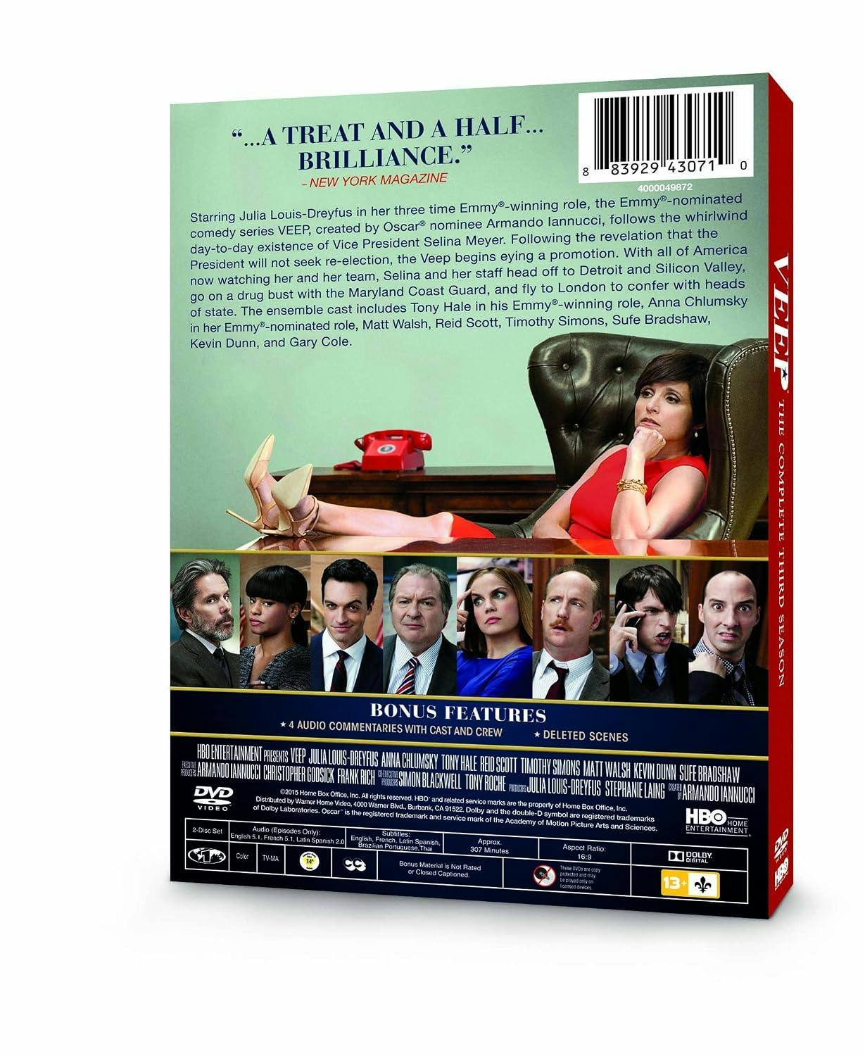 Angle. Veep: The Complete Third Season (Blu-ray + Digital HD) [Blu-ray].