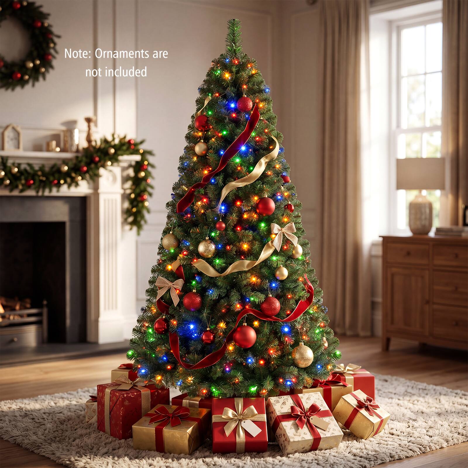 Note: Ornaments are not included