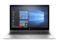 HP Elitebook 755 G5 Laptop, AMD Ryzen 7 Pro 2700U  2.2GHZ, 16GB RAM, 256GB SSD  Windows 10 Pro-64- Refurbished - Silver - Front_Zoom