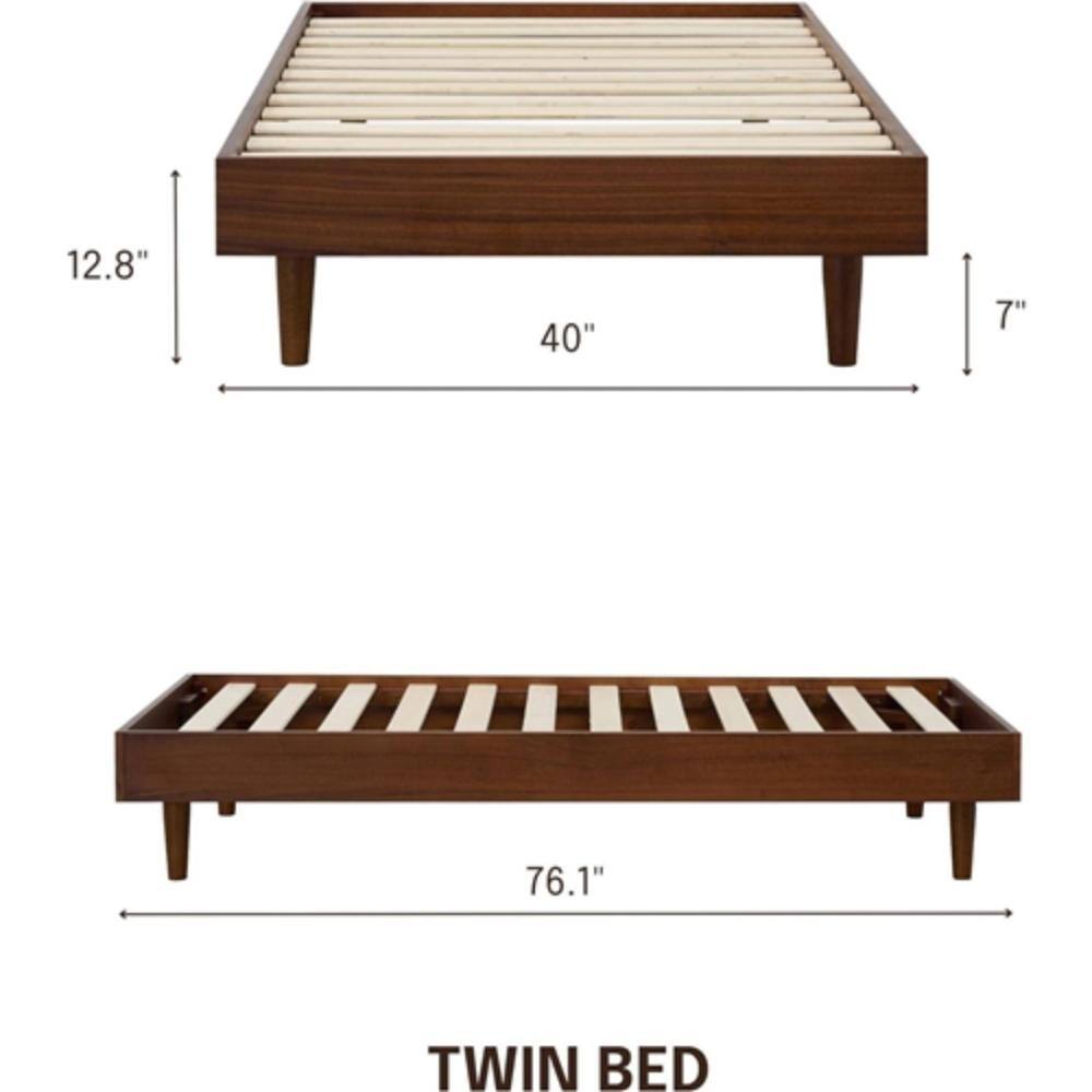 12.8"  
40"  
7"  
76.1"  

TWIN BED