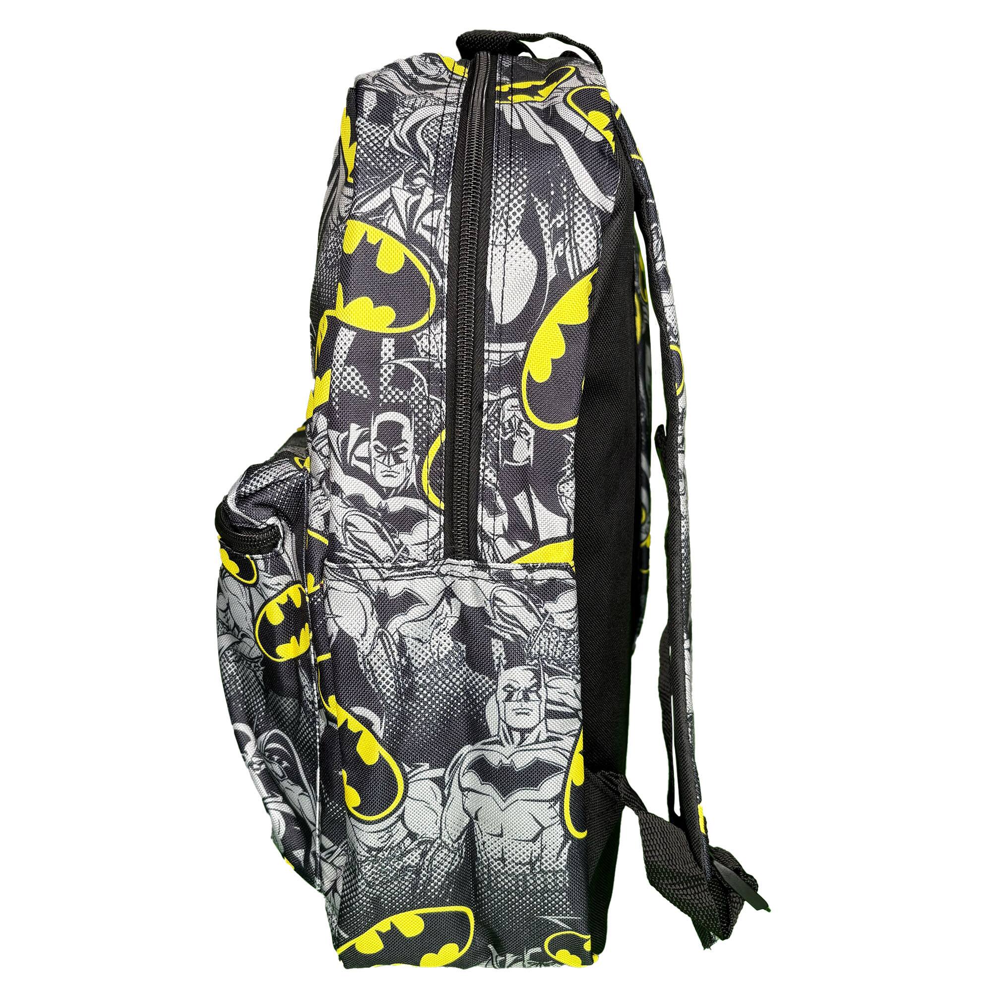 Alt View 4. Batman - Batman Bat Symbol Backpack - Black.