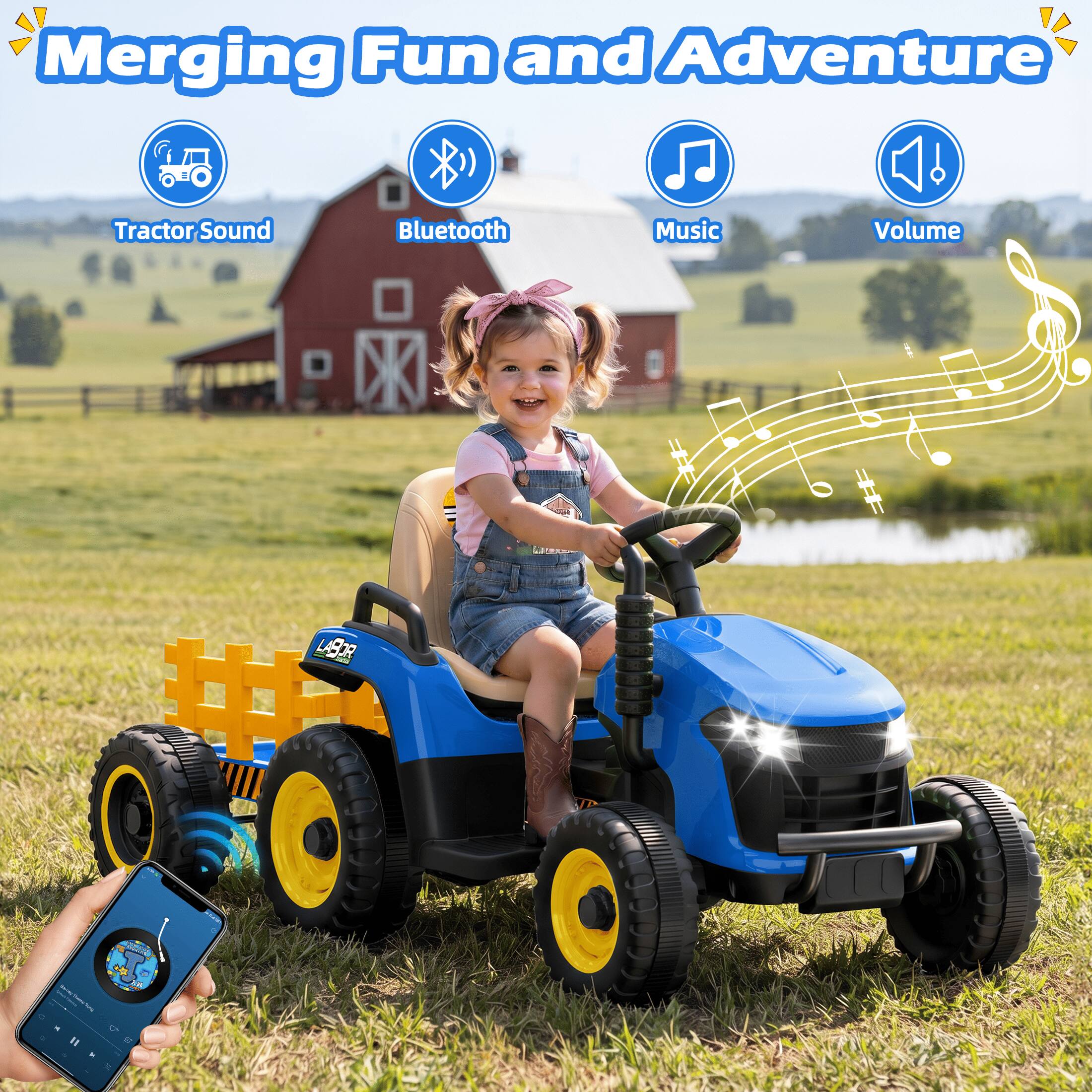 Merging Fun and Adventure

Tractor Sound
Bluetooth
Music
Volume