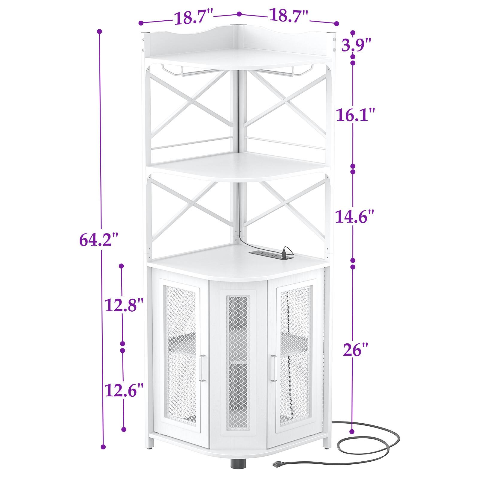 18.7" 18.7" 3.9" 16.1" 64.2" 14.6" : 12.8" 26" 12.6"