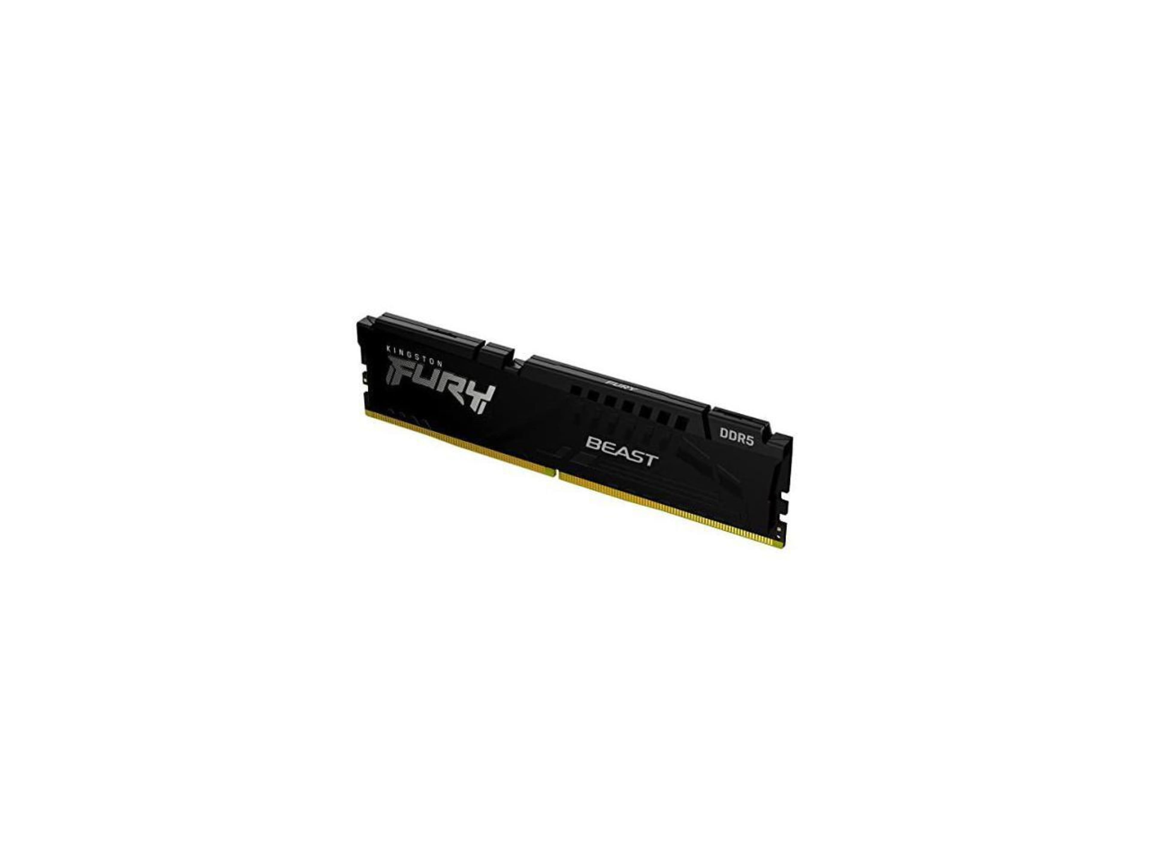 Kingston - FURY Beast 32GB 5600MT/s DDR5 CL40 Desktop Memory Single Module KF556C40BB-32 - Black