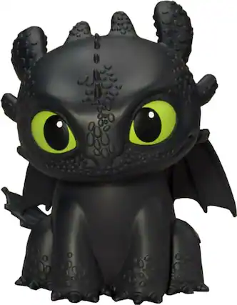 Front. Beast - Beast Kingdom - How to Train Your Dragon - Palm Size Vinyl Functional Figurine - Toothless Piggy - COLLECTIBLES - Multicolor.