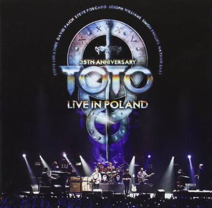 Sure, here is the corrected and grouped text:
**35th Anniversary**
**Toto**
**Live in Poland**
**Steve Porcaro**
**Joseph Williams**
**Simon Phillips**
**David Paich**
**Steve Lukather**
**Nathan East**
**Steve Toto**