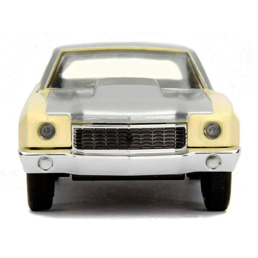 Back. Jada - Chevrolet Monte Carlo Cream Silver Hood Tokyo Drift 2006 Movie Fast & Furious Series 1/32 Diecast Model - Cream with Silver.