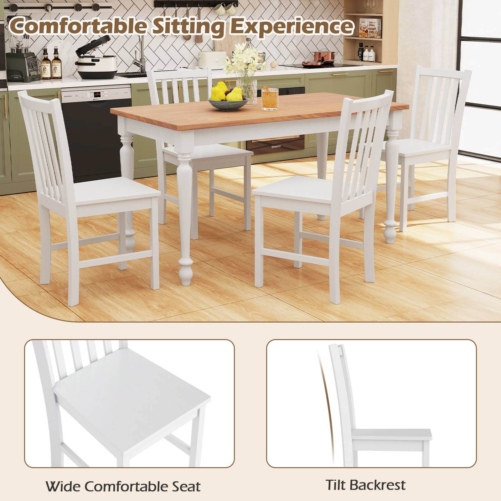 Comfortable Sitting Experience

Wide Comfortable Seat

Tilt Backrest