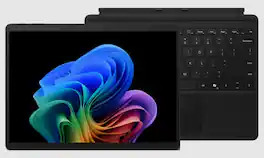 Microsoft - Refurbished Surface Pro - Copilot+ PC - 13” - Snapdragon X Plus 10 Core - 16GB RAM - 512GB SSD - Device+Keyboard Bundle - Black