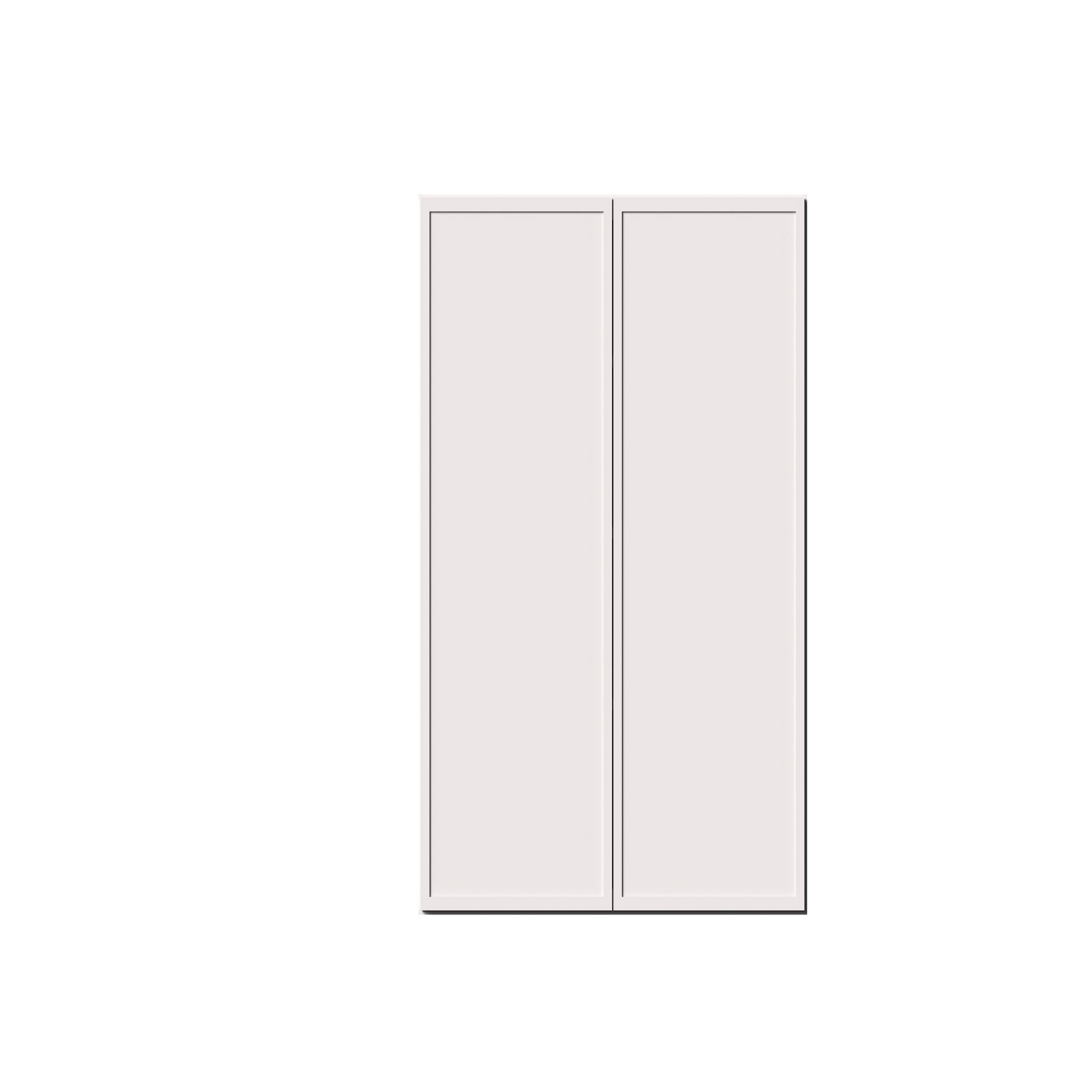 Alt View 1. Boyel Living - 36-in W x 42-in H x 12-in D Slim Shaker RTA Kitchen Wall Cabinet with Soft-Close - Snow White.