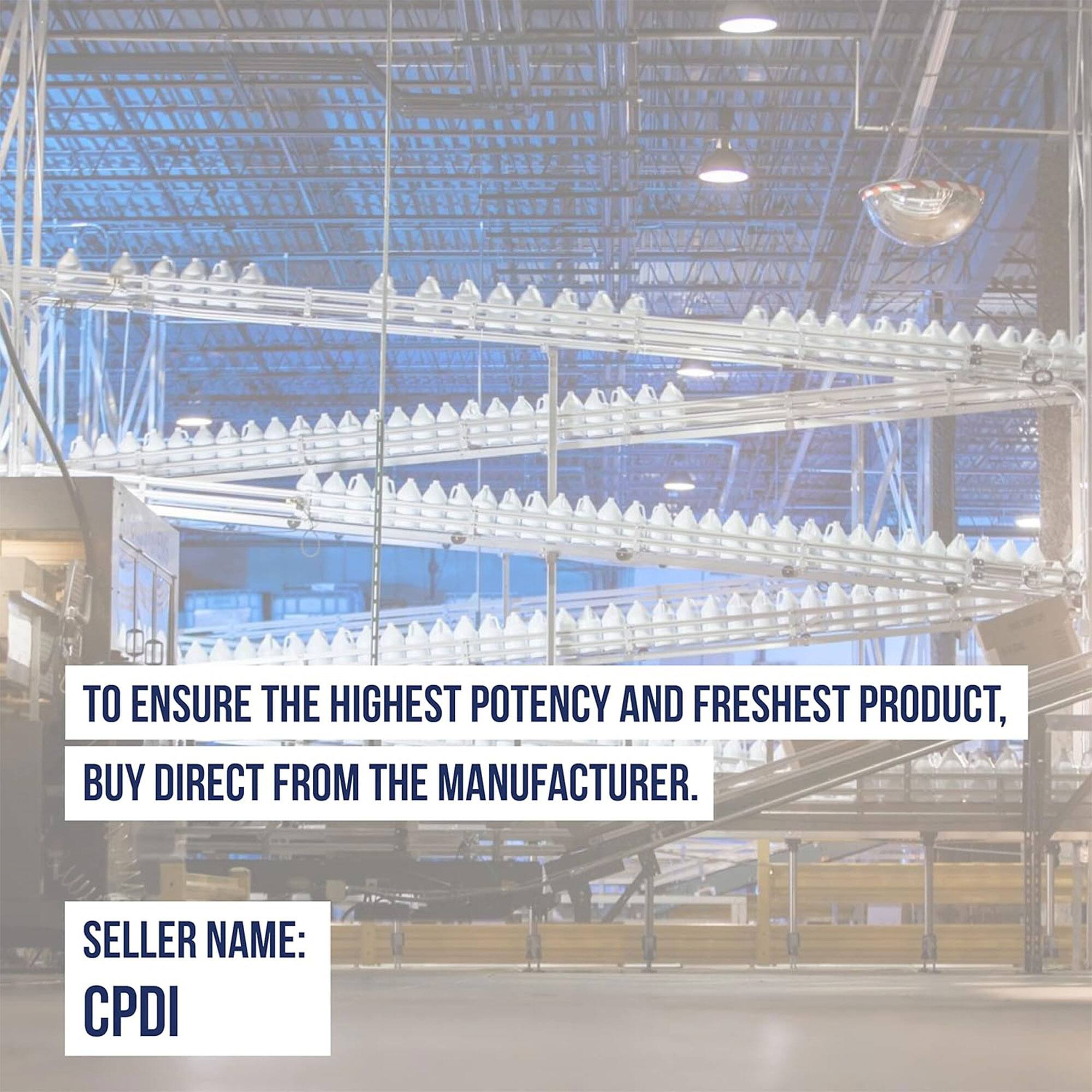To ensure the highest potency and freshest product, buy direct from the manufacturer.

Seller Name: CPDI