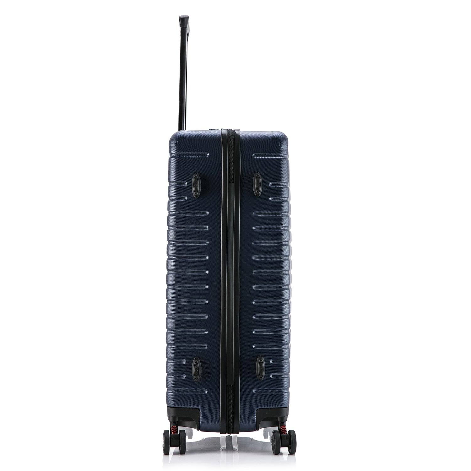 Alt View 3. InUSA - Deep lightweight hardside spinner luggage 28" - BLUE.