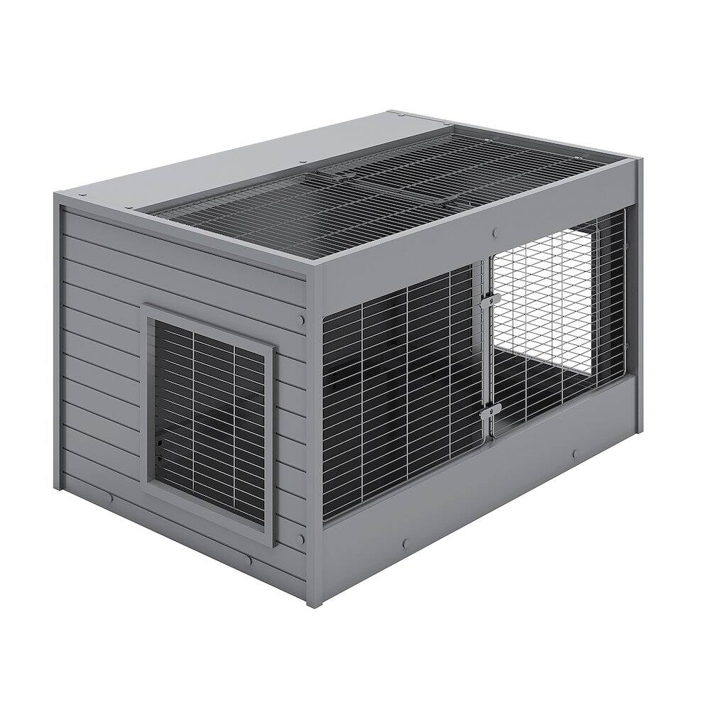 Left. New Age Pet - Small Animal Cozy Critter Connect-A-Hutch, Modular, & Easy-to-Clean Habitat.