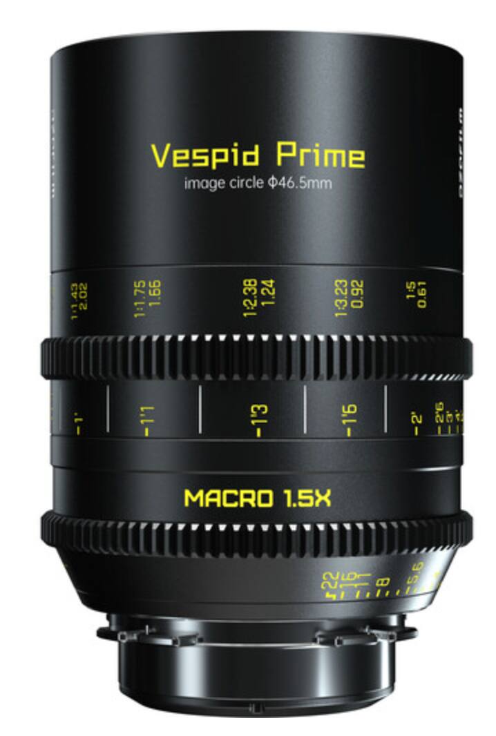 Vespid Prime  
image circle 46.5mm  
1:1.43 2.02 1:1.75 1.66 1:2.38 1.24 1:3.23 0.92 1:5 0.61  
-1'3 -1'6 -2' 2'6  
MACRO 1.5X  
15S  
9t  
11  
8  
6  
S.6