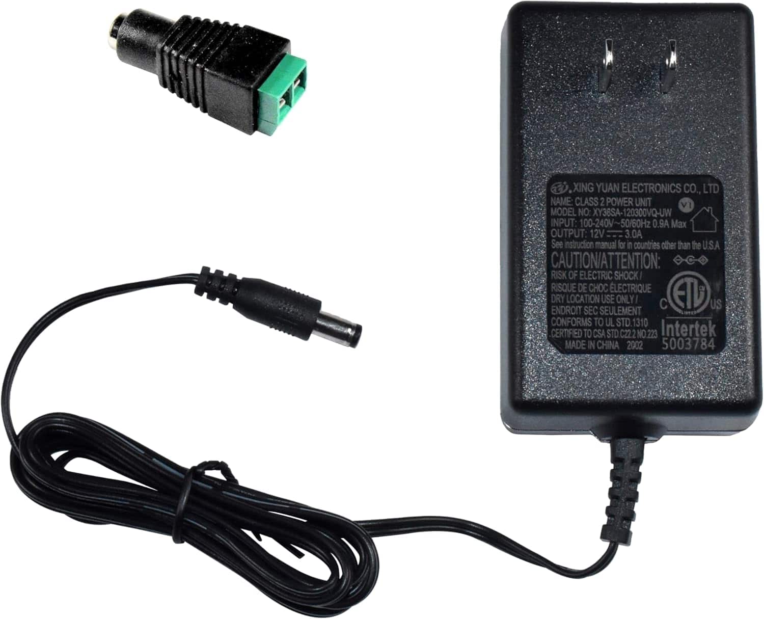 HQRP - 12V 3A 36W AC DC Switching Power Supply Adapter Wall Transformer Charger Works with DC12V CCTV Camera LED Strip