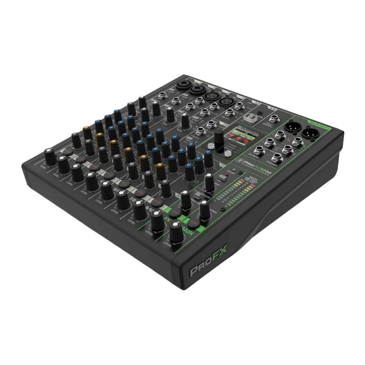 Mackie - ProFX10 GO Battery Powered 10 Channel Analog Audio Mixer with Bluetooth