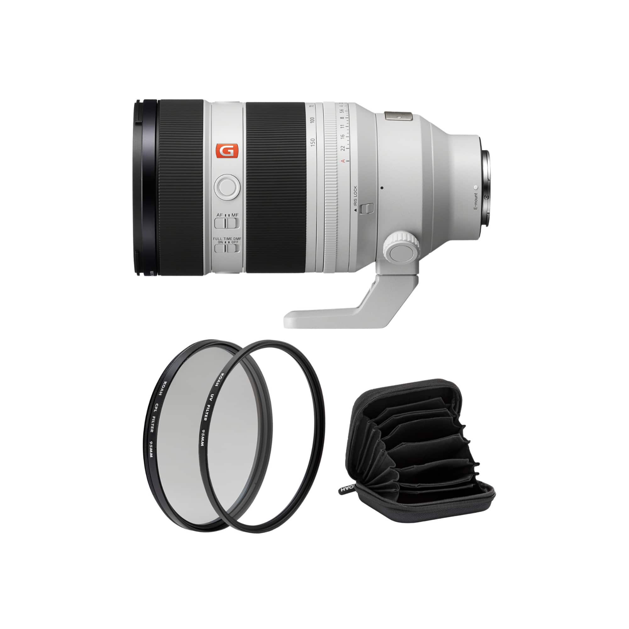 Sony FE 50 150mm F2 GM Lens Bundle with Lens Filters and Filter Sony FE 50 150mm F2 GM Lens Bundle with Lens Filters and Filter