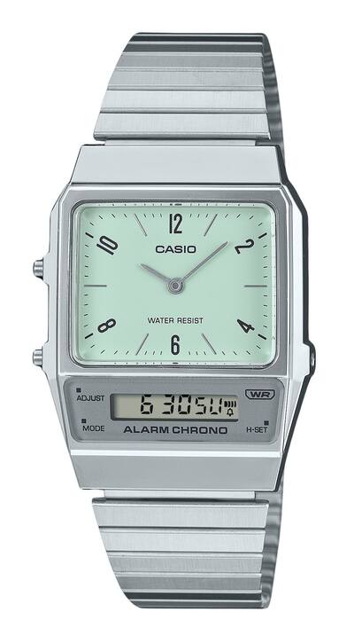 Casio Vintage Analog Digital Dual Time Stainless Steel Bracelet Casio Vintage Analog Digital Dual Time Stainless Steel Bracelet