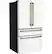 Angle. Café - 23.2 Cu. Ft. 4-Door French Door Counter-Depth Smart Refrigerator with Dual Dispense AutoFill Pitcher - Matte White.