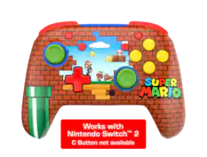 X ? Y B A SUPER MARIO
Works with TM Nintendo Switch 2
C Button not available