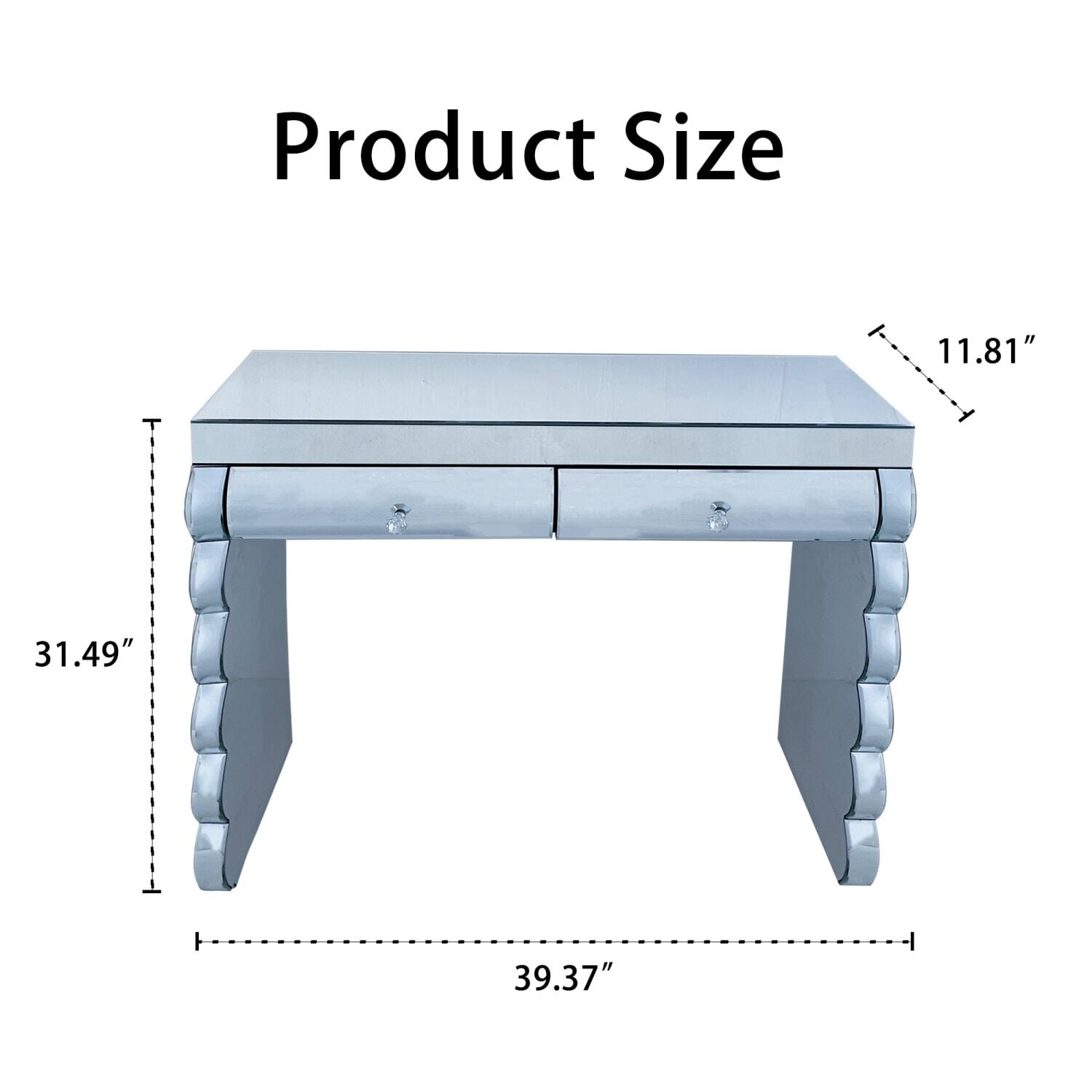 Product Size

- Width: 39.37"
- Depth: 11.81"
- Height: 31.49"
