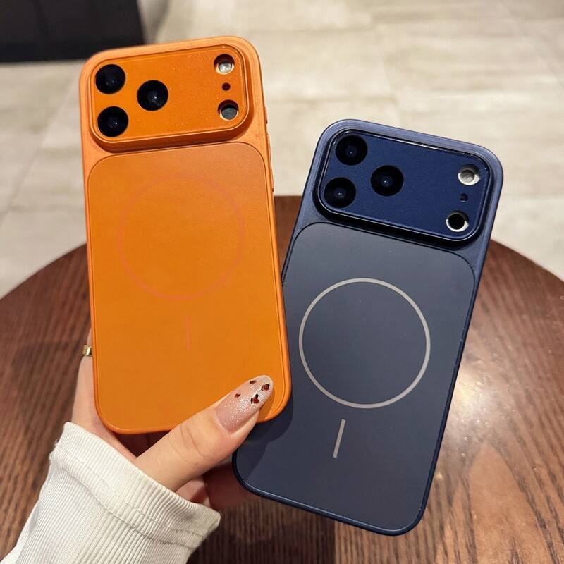 Alt View 1. Dteck - Magnetic Case for iPhone 17 Pro Max Shockproof Wireless Charging Frosted Protective Cover - Black.