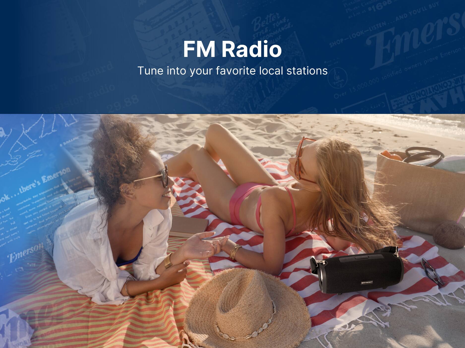 FM Radio
Tune into your favorite local stations