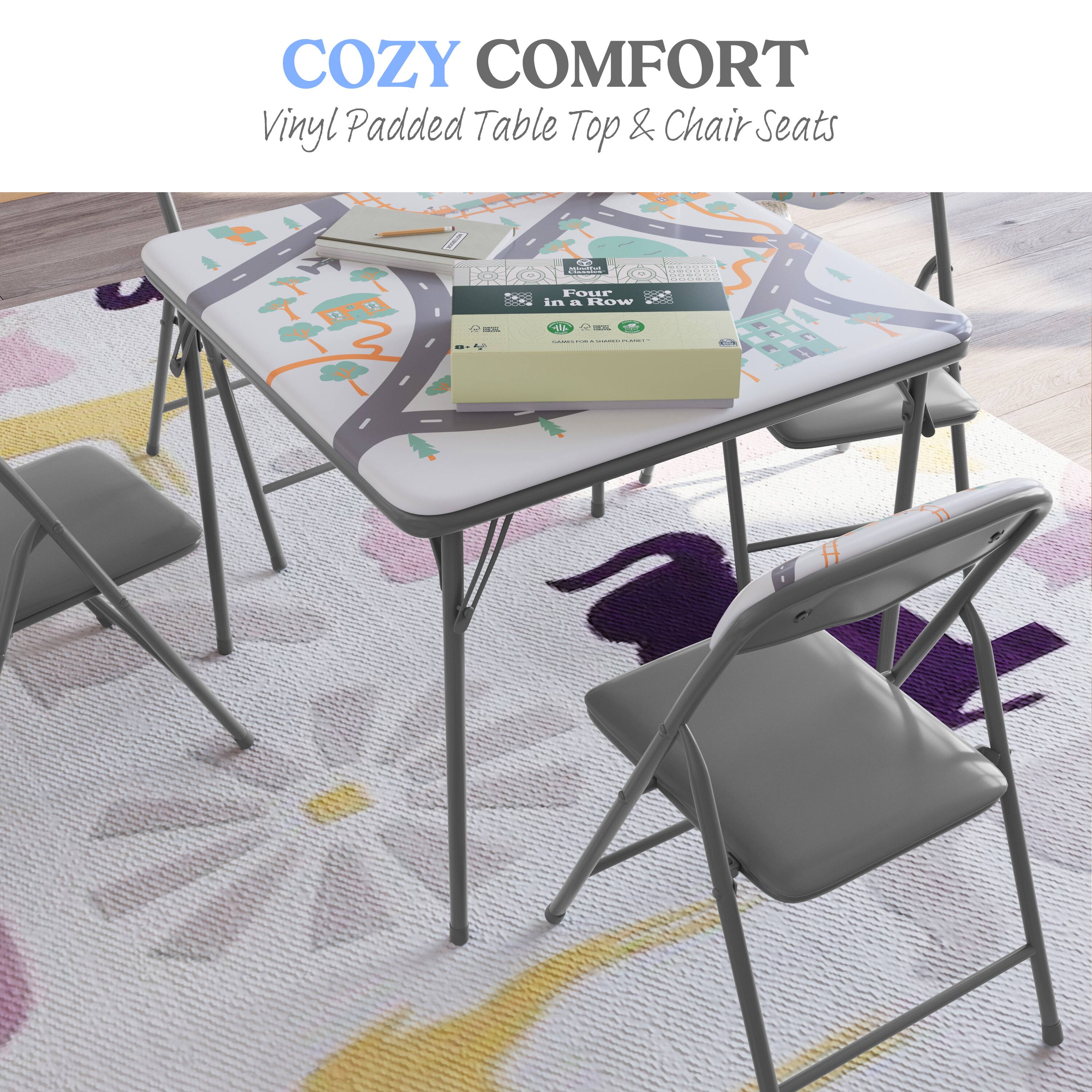 COZY COMFORT  
Vinyl Padded Table Top & Chair Seats