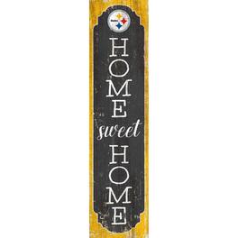 Fan Creations - Pittsburgh Steelers 24" Home Sweet Home Leaner Sign - Multicolor