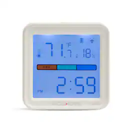 AcuRite - Smart WiFi Indoor Thermometer & Hygrometer – Temperature and Humidity Monitor with App for Remote Monitoring - White